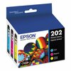 Epson T202520-S (202) Claria Ink, 165 Page-Yield, Cyan/Magenta/Yellow, PK3 T202520-S